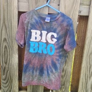 Upcycled Tie-Dye upcycled kids tee shirt